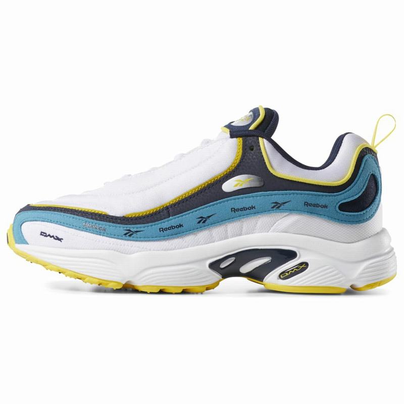 Reebok Daytona Dmx Vector Tenisky Damske - Biele/Námornícka Modrá/Žlté IK1541HL